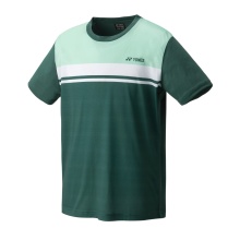 Yonex Sport-Tshirt Crew Neck Stripes 2023 grün Herren